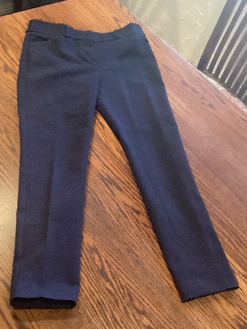 Loft Marissa Skinny Navy Dress Pants